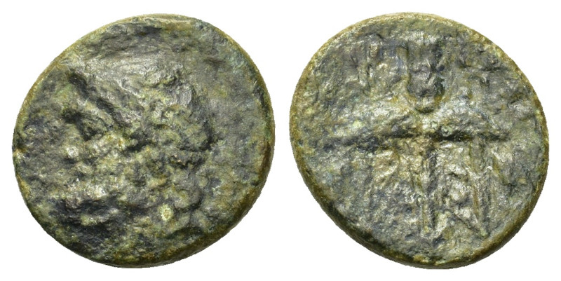 Sicily, Syracuse, c. 214-212 BC. Æ (14.5mm, 2.23g.) struck under the Fifth Democ...