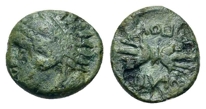 Kings of Macedon, Philip II (359-336 BC). Æ 1/4 Unit (12mm, 1.50g). Uncertain mi...
