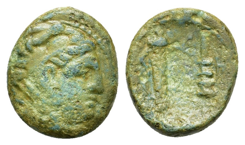 Kings of Macedon. Alexander III (336-323 BC). Æ (16,2mm, 4g). Uncertain Macedoni...