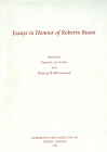 AA.VV. - Essay in honor of Roberto Russo. Zurich-London, 2013. pp. xviii - 408, plates and illustrations in the text. ril ed. Dust jacket slightly soi...