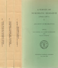 AA.VV - A survey of numismatic research 1966-1971. Inernational Numismatic Commision. New York, 1973. 3 volumi completo. I - Ancient numismaitcs. II -...