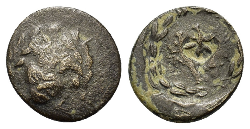 Troas, Alexandria, c. 164-135 BC. Æ (18,2mm, 3.4g). Laureate, facing head of Apo...