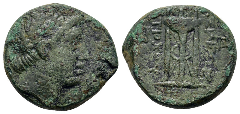 Seleukid Kings. Antiochos III (222-187 BC.) Æ (20mm, 7.7g). Sardes or Antioch mi...