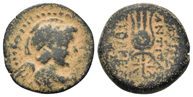Seleukid Kings. Antiochos VII Euergetes (138-129 BC). Æ (17,8mm, 4.55g). Antioch...