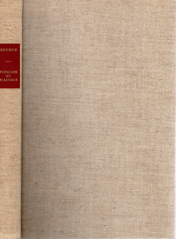 BEUQUE E. et FRAPSAUCE M. - Dictionnaire des POICONS de Maitres-Orfevres francai...