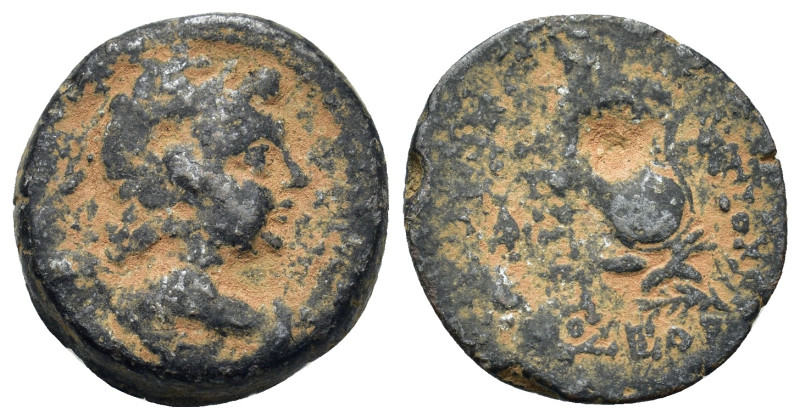 Seleukid Kings. Antiochos VII (138-129 BC). Æ (17,4mm, 4.9g). Antioch on the Oro...