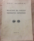 Bollettino del Circolo Numismatico Napoletano. Anno LXIV-LXV Gennaio-Dicembre 1979-1980. Brossura ed. pp. 79, ill. in b/n. Dall' Indice: Michele Pannu...