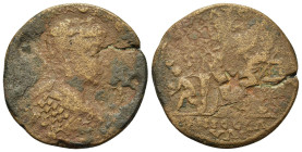 Severus Alexander (222-235 AD). Cilicia, Ninica Claudiopolis. Æ (29,5mm, 10.15g). Laureate and cuirassed bust r. R/ Dionysos, holding kantharos and th...
