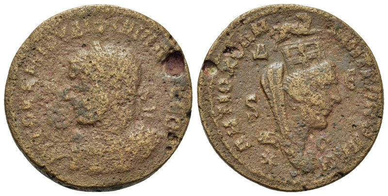 Philip (244-249). Seleucis and Pieria, Antioch. Æ (29,2mm, 16.5g). Cuirassed and...