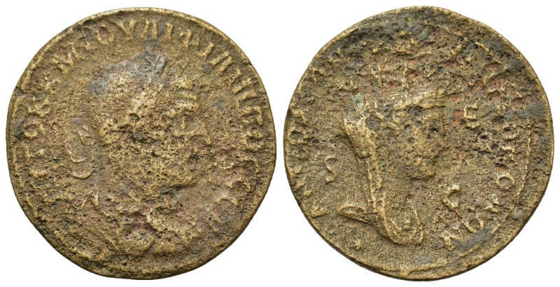 Philip I (244-249). Seleucis and Pieria, Antioch. Æ Octassarion (29,7mm, 15g). L...