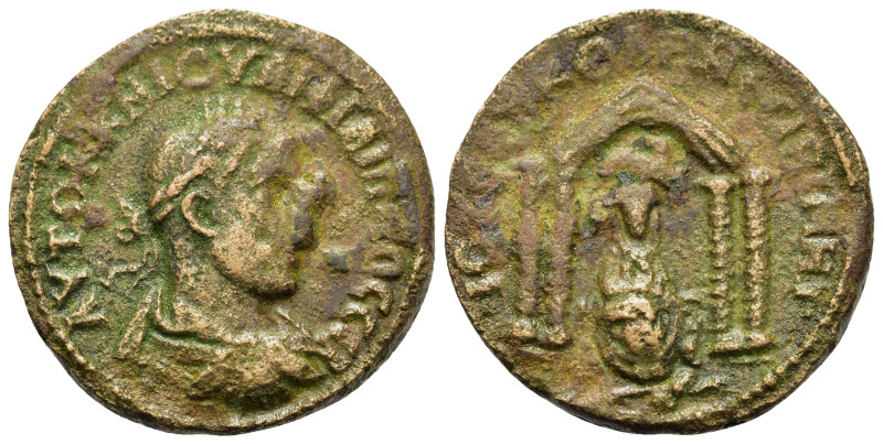 Philip I (244-249). Mesopotamia. Nisibis. Æ (24mm, 9g). Laureate and cuirassed b...