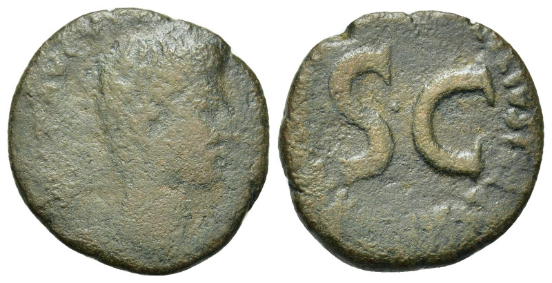 Augustus (27 BC-AD 14). Æ As (28mm, 10.56g, 11h). Rome, P. Lurius Agrippa, money...