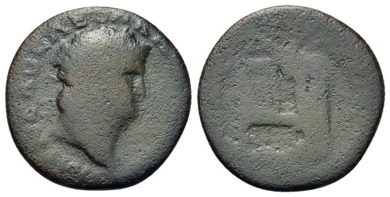 Nero (54-68). Æ As (26mm, 8.2g). Rome.Laureate head r. R/ Temple of Janus (?).