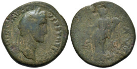 Antoninus Pius (138-161). Æ Sestertius (33,4mm, 22.8g). Rome, AD 139. Laureate head r. R/ Annona? standing l., holding grain ears and cornucopia. Cf. ...
