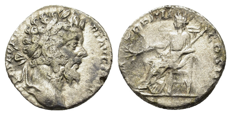 Septimius Severus (193-211). AR Denarius (16,7mm, 3.7g). Laodicea ad Mare. Laure...