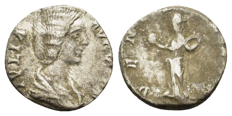 Julia Domna (Augusta, 193-211). AR Denarius (16.6mm 3.1g). Alexandria mint. Stru...