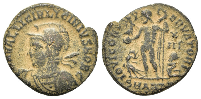 Licinius II (Caesar, 317-324). Æ Follis (18,5mm, 2.76g). Antioch, AD 321-323. He...