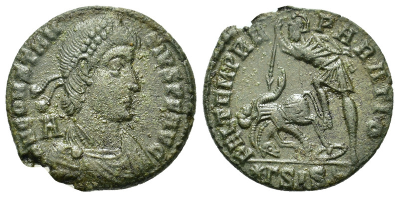 Constantius II (337-361). Æ (21.5mm, 4.1g). Siscia mint, 3rd officina. Struck AD...