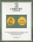 Christie's, Ancient, English and Foreign Coins, Commemorative Medals and Banknotes. 20 June 1989. 58pp, b/w illustrations