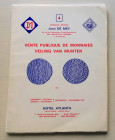 De Mey J. Auction 4 Vente de Monnaies. Brussel 06-07 December 1974. Brossura ed. pp. 61, lotti 1431, tavv. XVI in b/n. Con lista prezzi di realizzo. B...