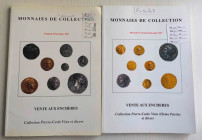 Poindessault B. Vedrines J. 2 Cataloghi. Monnaies de Collection. I Catalogo Collection Pierre-Carlo Vian et Divers. Paris 15 Novembre 1991. Brossura e...