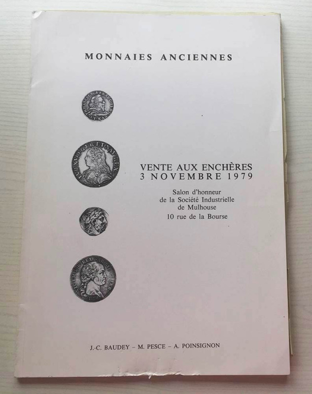 Poindessault B Vedrines J. Collection du Dr. B.B. Et Divers. Paris 17 Decembre 2...