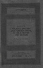 Sotheby's & Co, Catalogue of Ancient, English and Foreign Coins, in Gold, Silver and Bronze The property of Various Owners. 22th May 1979. pp no numer...