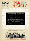 Spink Coin Auctions, No. 90 Coins and Medals. 16 March 1992. 39pp, b/w plates