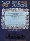 Spink Auctions, No. 92 Coins, Medals, Banknotes & Books. 9 June 1992. 72pp, b/w plates
