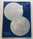 Superior Galleries World Coin List Fall 1980 Ancient World Gold World Crowns & Minors. Brossura ed. pp. 64, lotti 532. ill. in b/n. Buono stato