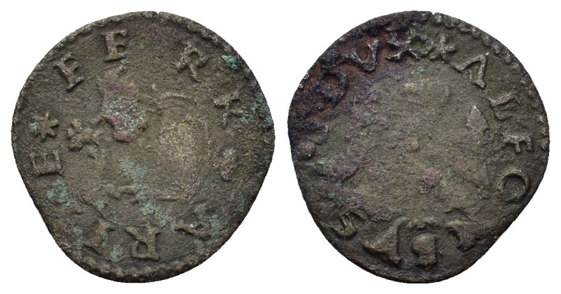 Italy, Ferrara. AE Quattrino (15,3mm, 0.7g).