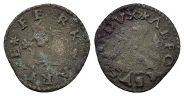 Italy, Ferrara. AE Quattrino (15,3mm, 0.7g).