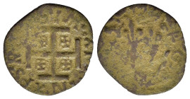 Italy, Napoli. Carlo VIII, Re di Francia (1495) - Cavallo (16mm, 0,9g) MIR 99 Rare
