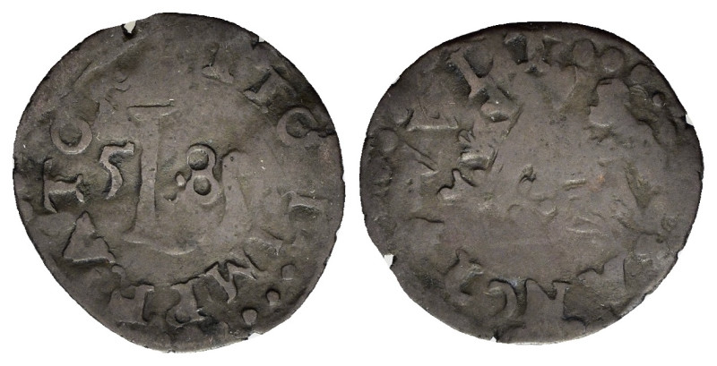 Italy, Lucca. Repubblic (1369-1799) AE Quattrino 1558 (16mm, 0,68g) CNI 367/7; M...