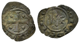 Italy, Sicily, Messina. Carlo I d’Angiò (1266-1285). BI Denaro (17mm, 0.55g). Large K +. R/ Cross