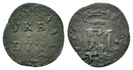 Italy, Urbino. Francesco Maria II della Rovere (1574-1624) Mezzo sesino ( 14mm, 0,3g.) Cav. 237 Rare