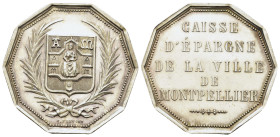 France. Caisse d' epargne de la ville de Montpellier. Token 1879