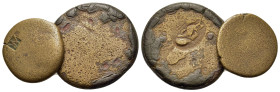 Lot of 2 Greek Æ coins, to be catalog. Lot sold as is, no return.