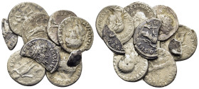 Lot of 9 AR Denarii, to be catalog. Lot sold as is, no return.