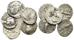 Lot of 5 AR Denarii, to be catalog. Lot sold as is, no return.