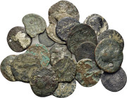 Lot of 21 Roman Æ coins, to be catalog. Lot sold as is, no return.