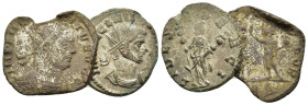 Lot of 2 Roman Imperial AR coins, to be catalog. Lot sold as is, no return
