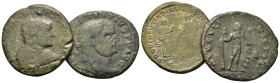 Lot of 2 Roman Imperial Æ coins, to be catalog. Lot sold as is, no return