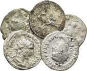 Lot of 5 Roman Imperial AR coins, to be catalog. Lot sold as is, no return.