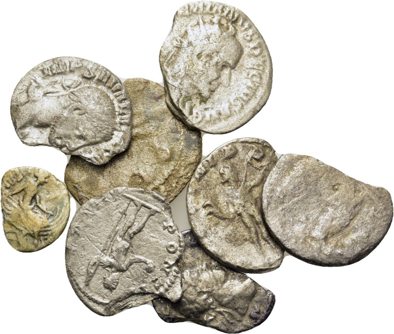 Lot of 8 Roman Imperial AR coins, to be catalog. Lot sold as is, no return.