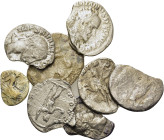 Lot of 8 Roman Imperial AR coins, to be catalog. Lot sold as is, no return.