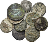 Lot of 10 Roman Imperial Æ coins, to be catalog. Lot sold as is, no return.