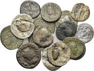 Lot of 17 Roman Imperial Æ coins, to be catalog. Lot sold as is, no return.