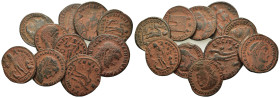 Lot of 10 Roman Imperial Æ coins, to be catalog. Lot sold as is, no return.