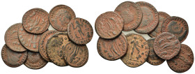 Lot of 10 Roman Imperial Æ coins, to be catalog. Lot sold as is, no return.